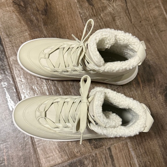 Vessi Cream Beige Women's Winter Rain Boots - Picture 6 of 12